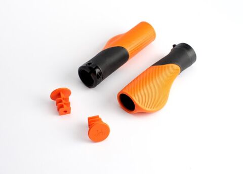 Brompton ergonomische Gummigriffe orange