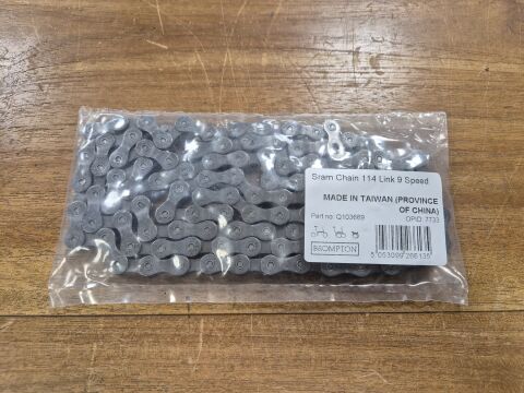 XXS Brompton G-Line Kette 107 Glieder mit Schloß 4 Gang Electric