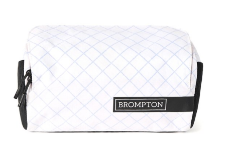 Brompton Lenkertasche Barbag weiß Segeltuch