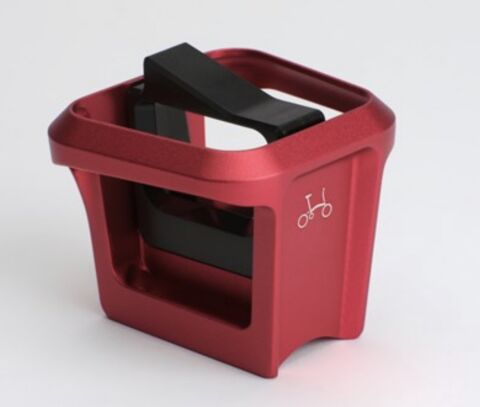 Brompton Original Trägerblock Aluminium Rot