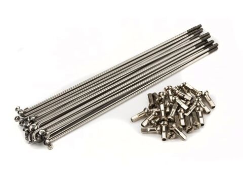 Brompton Spoke/nipple set 14g Plain Gauge - 151m