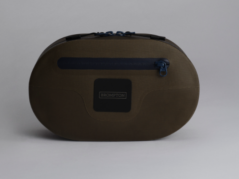 Brompton Zip Case Small Olive Grün wasserdicht 1,5 Liter