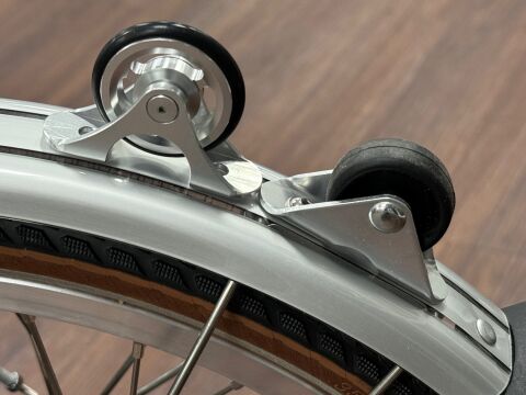 XXS Brompton Premium Schutzblech Rolle Aluminium silber
