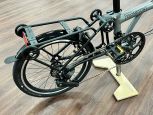 Brompton P Line Storm Grey Tiefer Lenker mit Rack