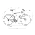 Bastille The Full Size Faltrad - Flat Bars 3-Gang Nexus