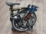 Brompton 50 Jahre Edition 12 Gang Mittlerer Lenker Schwarze Anbauteile