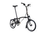 Brompton C Line 12-Gang Black Lacquer Hoher Lenker