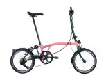 Brompton C Line 2 Farbig Flamingo Pink/Racing Green