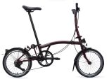 Brompton C Line 4-Gang Red Plum Tiefer Lenker