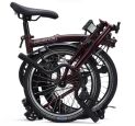 Brompton C Line 4-Gang Red Plum Tiefer Lenker
