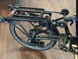 Brompton Electric C Line 6 Gang Gebraucht (2700 km.) Blue Lacquer Hoher Lenker