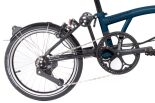 Brompton Electric C Line Explore (12Gang) Ocean Blue Hoher Lenker