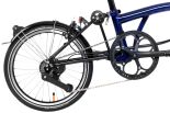 Brompton Electric P Line Explore (12-Gang) Bolt Blue Hoher Lenker