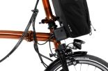 Brompton Electric P Line Explore (12-Gang) Flame Lacquer Mittlerer Lenker