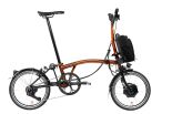 Brompton Electric P Line Explore (12-Gang) Flame Lacquer Hoher Lenker