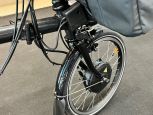 Brompton Electric P Line Storm Grey Mittlerer Lenker mit Gepäckträger