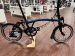 Brompton Explore Ocean Blue Blau Hoher Lenker