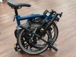 Brompton Explore Ocean Blue Blau Tiefer Lenker