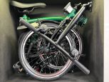 Brompton Explore Racing Green/Schwarz Tiefer Lenker