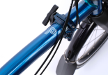 Brompton New Electric P Line (ab 12,5 kg) Blau Pacific Lacquer H-Lenker