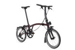 Brompton New P Line 12-Gang Red Plum Weinrot S-Lenker