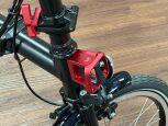 Brompton Original Trägerblock Aluminium Rot