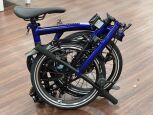 Brompton P Line Explore (12-Gang) Bolt Blue Lacquer Tiefer Lenker