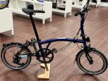 Brompton P Line Explore (12-Gang) Bolt Blue Lacquer Tiefer Lenker