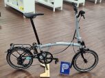 Brompton P Line Explore (12-Gang) Lunar Ice Mittlerer Lenker