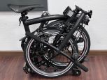 Brompton P Line Midnight Black Tiefer Lenker mit Rack