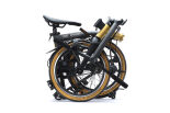 Brompton T Line Ceratec 4 Gang tiefer Lenker Black/Gold