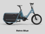 QiO Long CLAx mit Federgabel Retro Blue - Matt Finish QiO Long CLAx mit Federgabel Retro Blue - Matt Finish