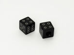 XXS Valve Charm für Brompton | High Roller Würfel Schwarz